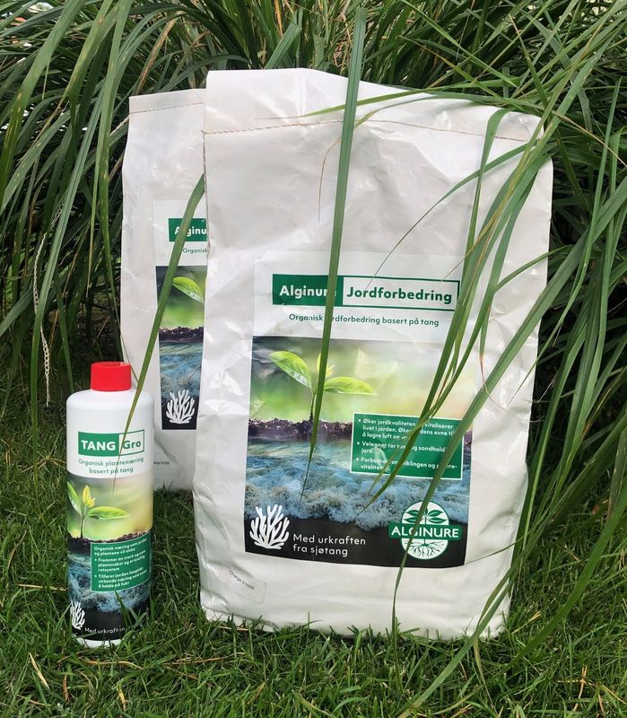 KAMPANJE 15% avslag - Alginure Jordforbedring x 2 á 5kg og TangGro plantenæring 500ml